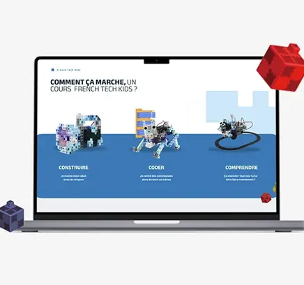 Création du site WordPress French Tech Kids : design sur-mesure, SEO local et paiement en ligne intégré