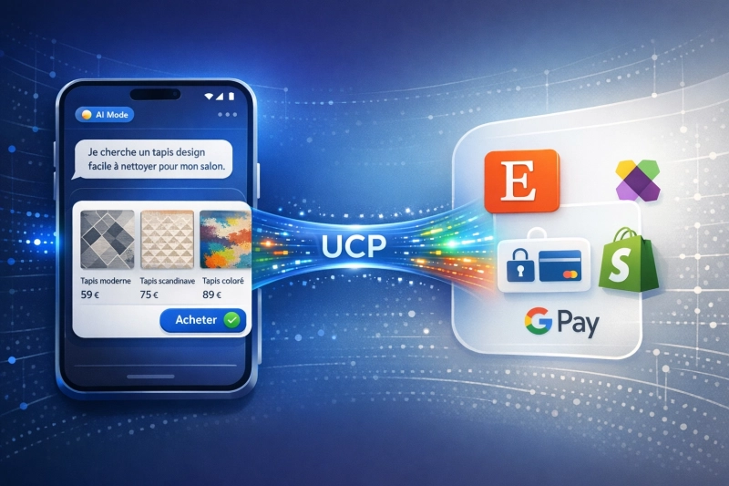 Paiement UCP dans l'AI Mode : le nouveau visage du e-commerce agentique